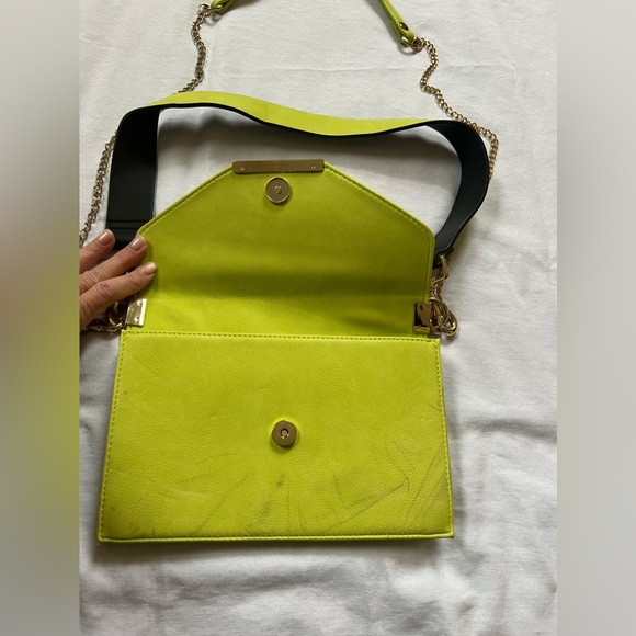 INC Lime Green Bag with two strap options - Picture 3 of 7